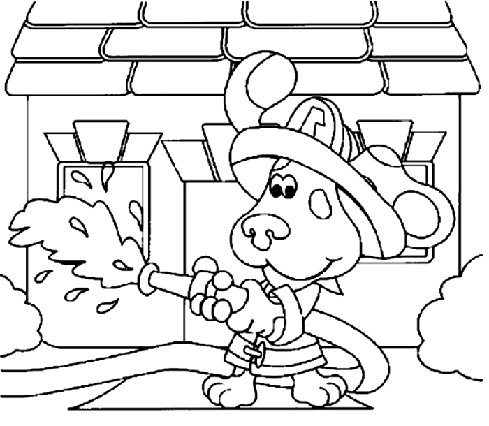 Coloring page: Firefighter (Jobs) #105800 - Free Printable Coloring Pages