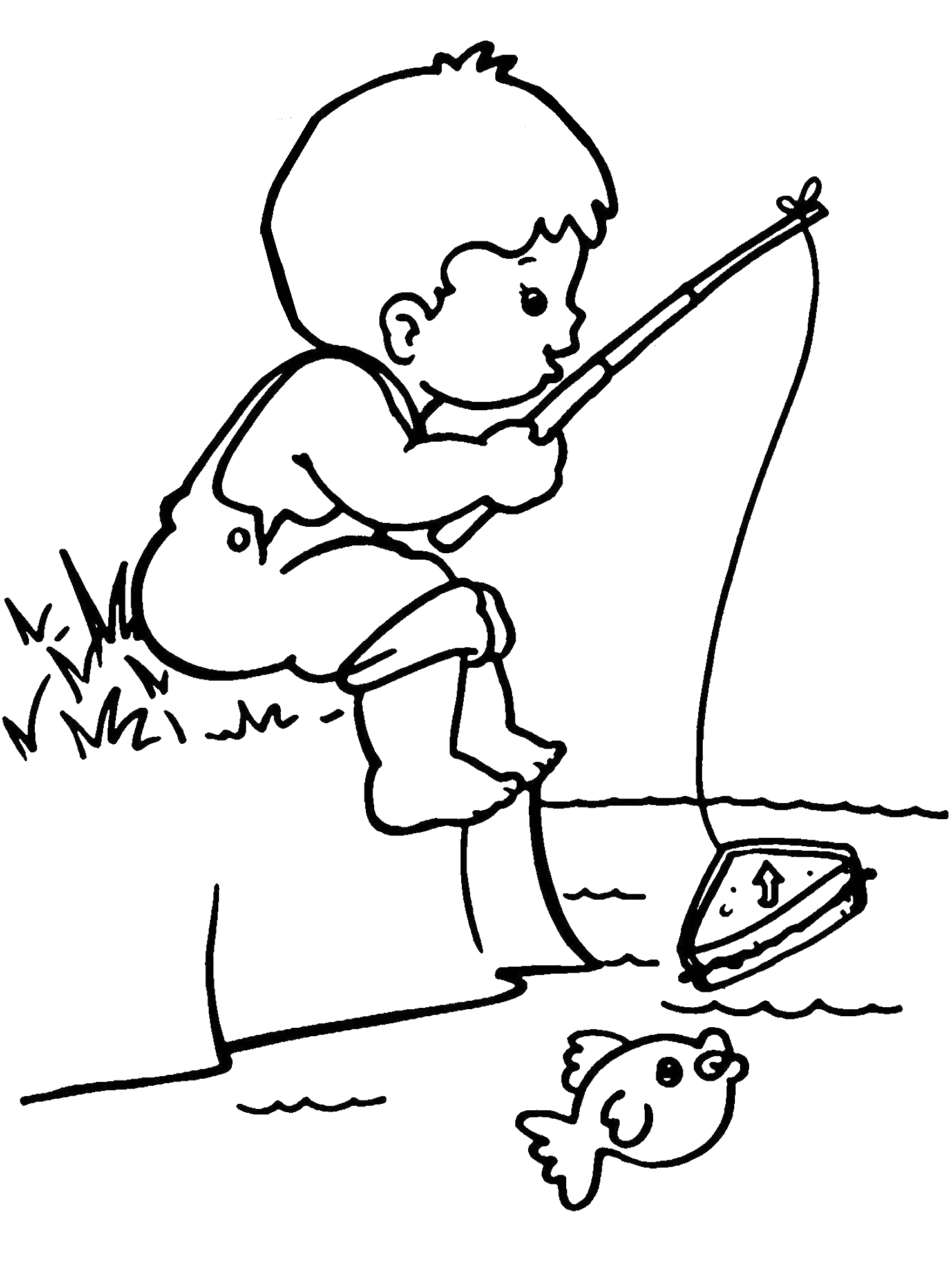 Coloring page: Fisherman (Jobs) #103972 - Free Printable Coloring Pages