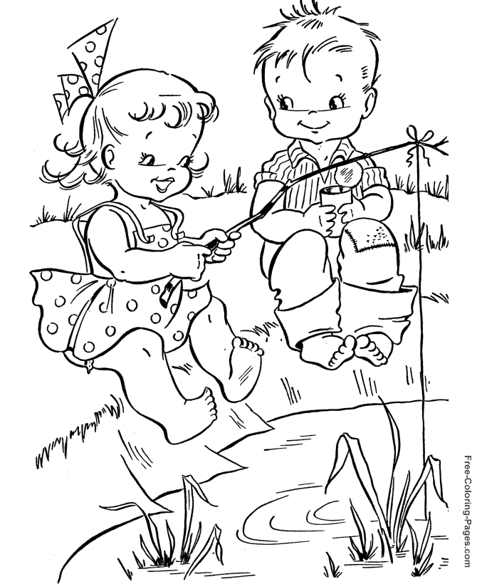 Coloring page: Fisherman (Jobs) #103979 - Free Printable Coloring Pages