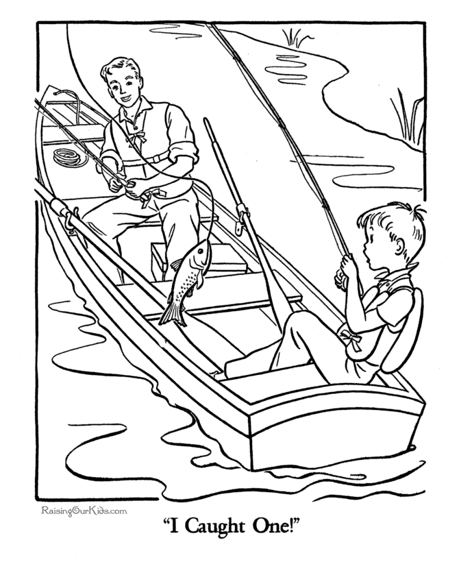 Coloring page: Fisherman (Jobs) #103987 - Free Printable Coloring Pages