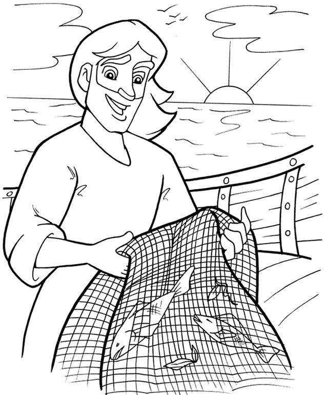 Coloring page: Fisherman (Jobs) #104005 - Free Printable Coloring Pages