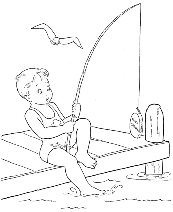 Coloring page: Fisherman (Jobs) #104008 - Free Printable Coloring Pages