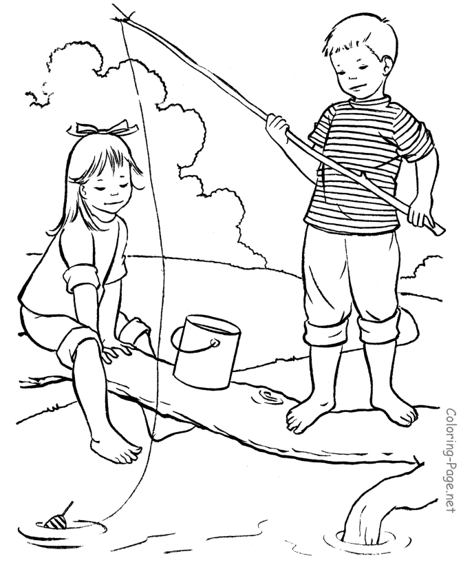 Coloring page: Fisherman (Jobs) #104016 - Free Printable Coloring Pages