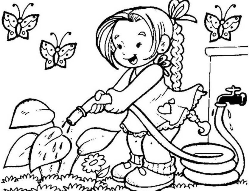 Coloring page: Gardener (Jobs) #98639 - Free Printable Coloring Pages