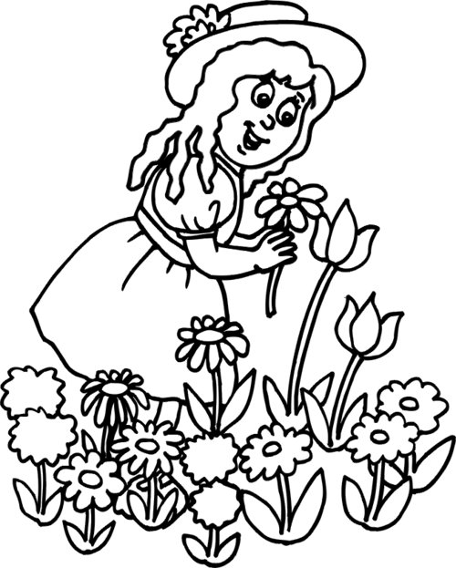 Coloring page: Gardener (Jobs) #98742 - Free Printable Coloring Pages