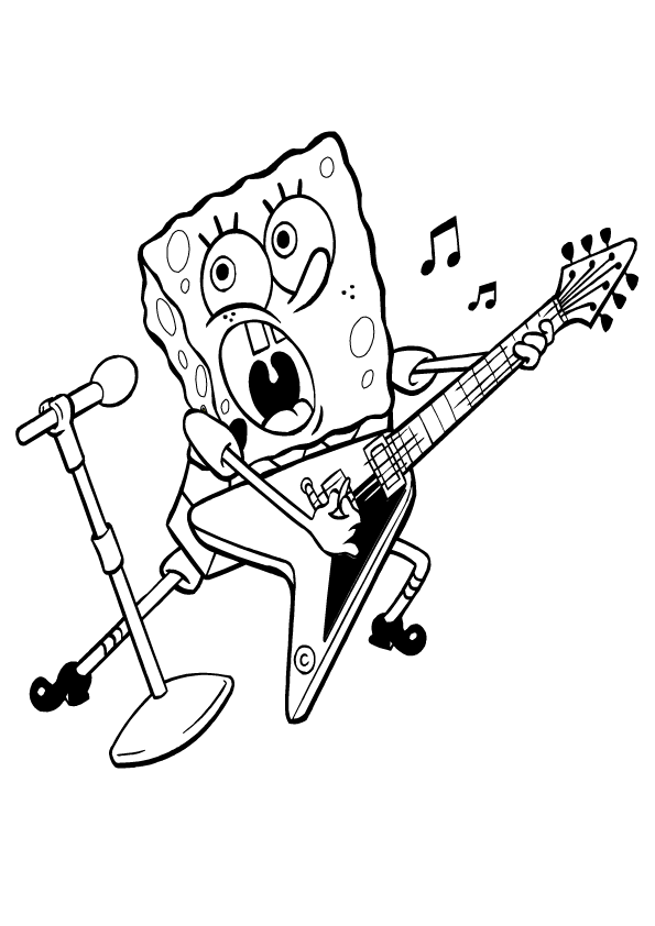Coloring page: Guitarist (Jobs) #98068 - Free Printable Coloring Pages