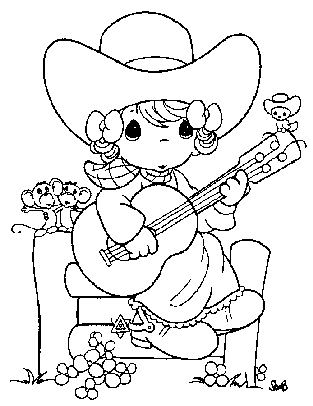 Coloring page: Guitarist (Jobs) #98089 - Free Printable Coloring Pages