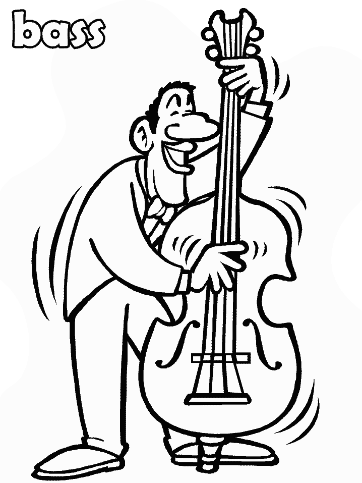 Coloring page: Guitarist (Jobs) #98169 - Free Printable Coloring Pages
