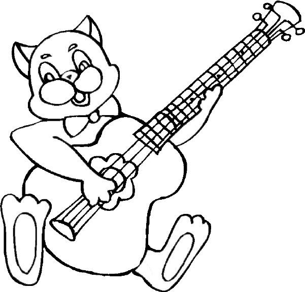 Coloring page: Guitarist (Jobs) #98188 - Free Printable Coloring Pages