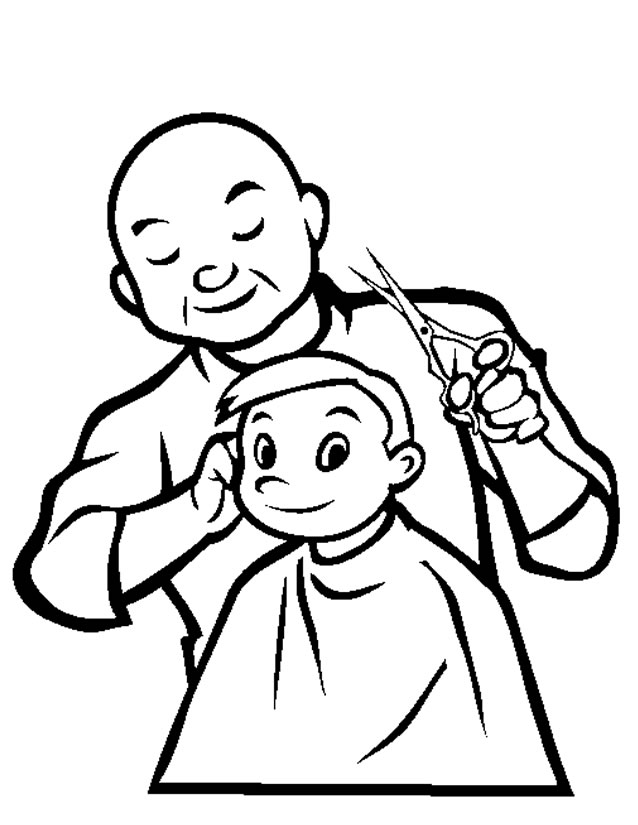 Coloring page: Hairdresser (Jobs) #91245 - Free Printable Coloring Pages