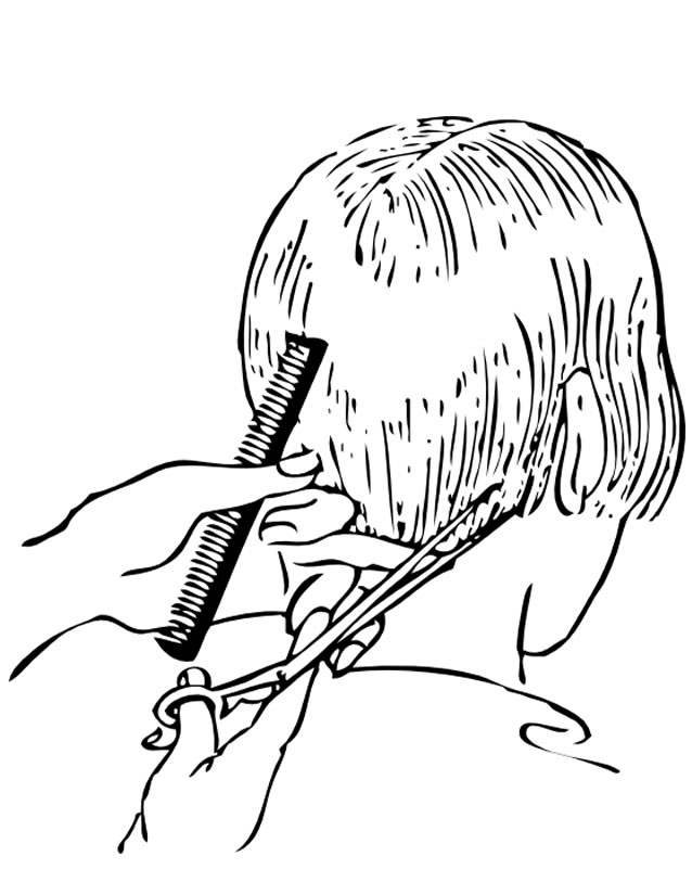 Coloring page: Hairdresser (Jobs) #91253 - Free Printable Coloring Pages