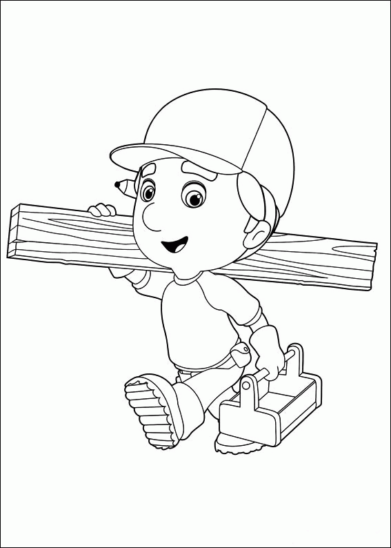Coloring page: Handyman (Jobs) #90206 - Free Printable Coloring Pages