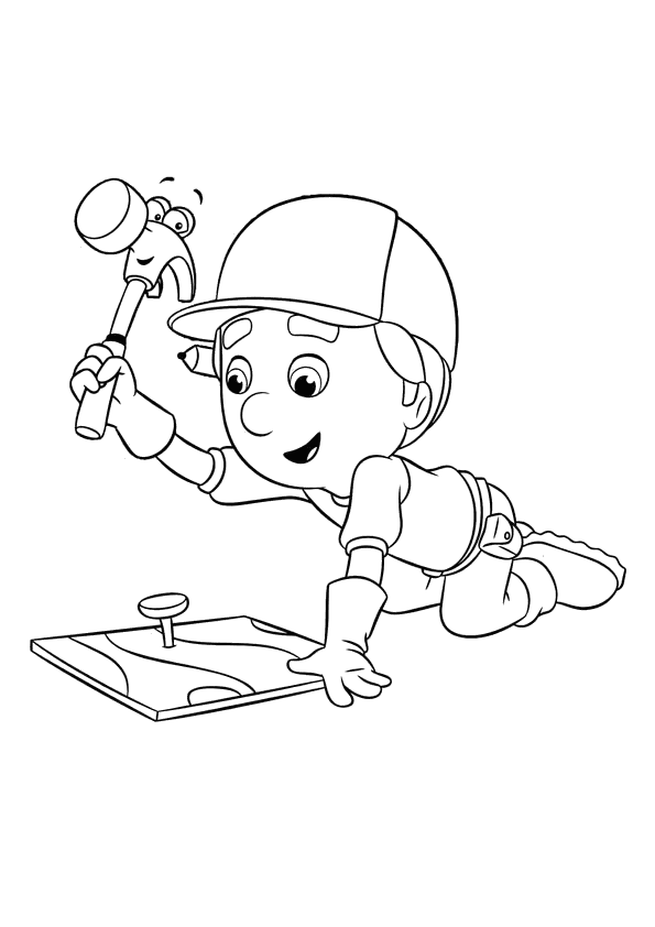 Coloring page: Handyman (Jobs) #90208 - Free Printable Coloring Pages