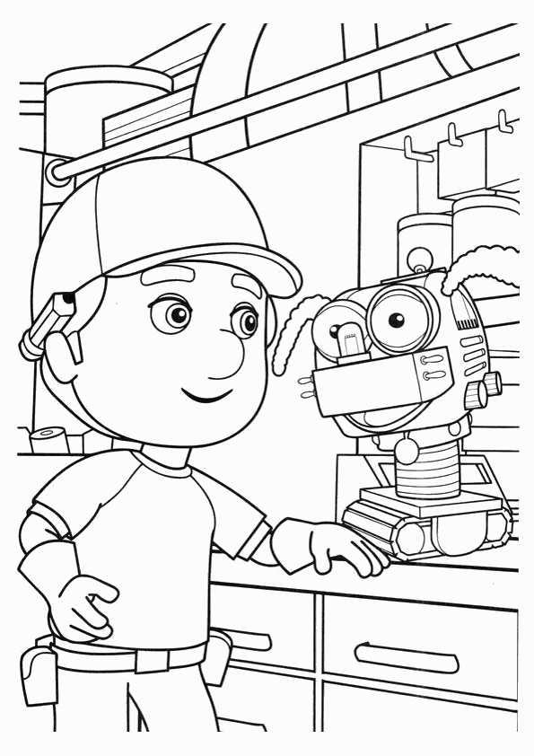 Coloring page: Handyman (Jobs) #90217 - Free Printable Coloring Pages