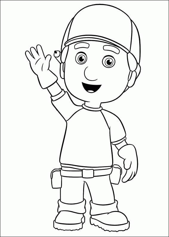 Coloring page: Handyman (Jobs) #90221 - Free Printable Coloring Pages