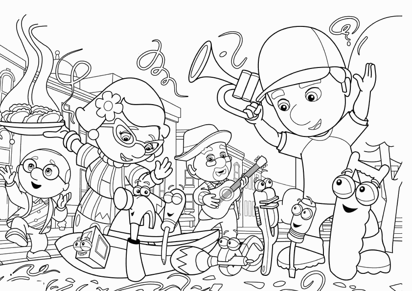 Coloring page: Handyman (Jobs) #90222 - Free Printable Coloring Pages