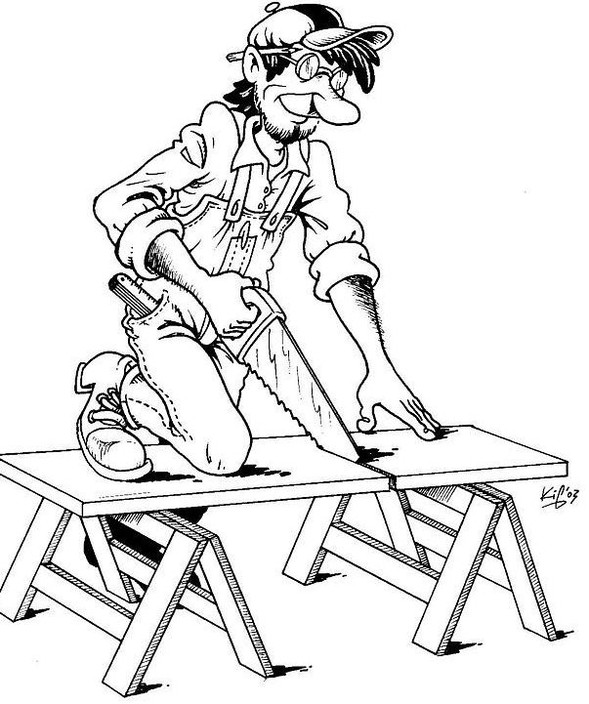 Coloring page: Handyman (Jobs) #90225 - Free Printable Coloring Pages