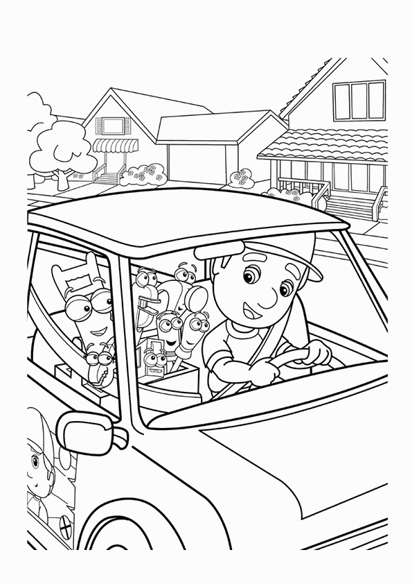 Coloring page: Handyman (Jobs) #90229 - Free Printable Coloring Pages