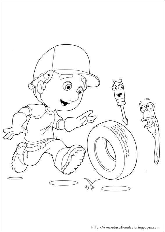 Coloring page: Handyman (Jobs) #90230 - Free Printable Coloring Pages
