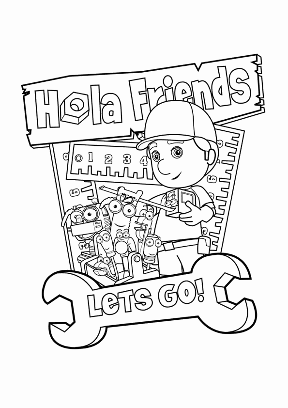 Coloring page: Handyman (Jobs) #90231 - Free Printable Coloring Pages