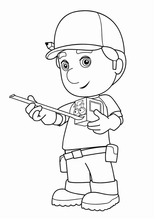 Coloring page: Handyman (Jobs) #90266 - Free Printable Coloring Pages