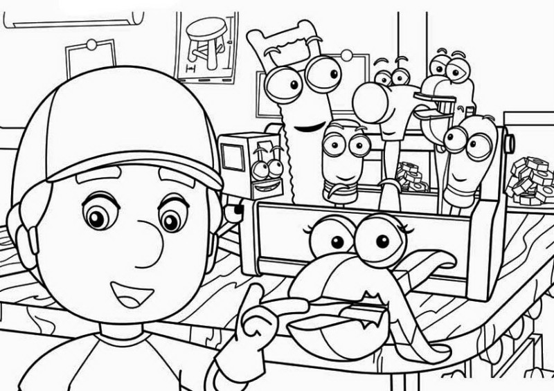 Coloring page: Handyman (Jobs) #90370 - Free Printable Coloring Pages