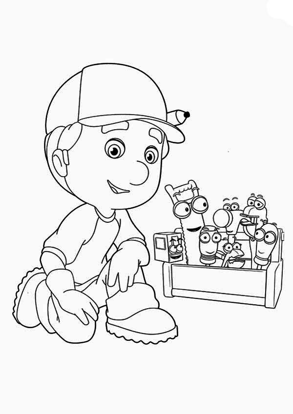 Coloring page: Handyman (Jobs) #90423 - Free Printable Coloring Pages