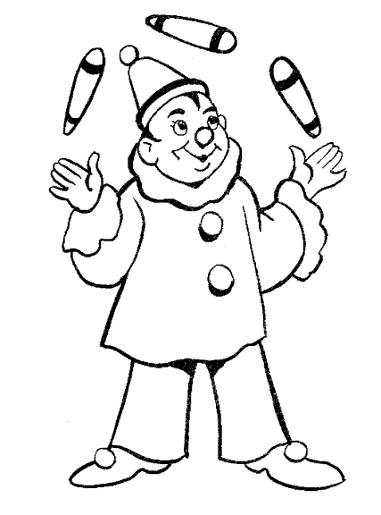 Coloring page: Juggler (Jobs) #99230 - Free Printable Coloring Pages