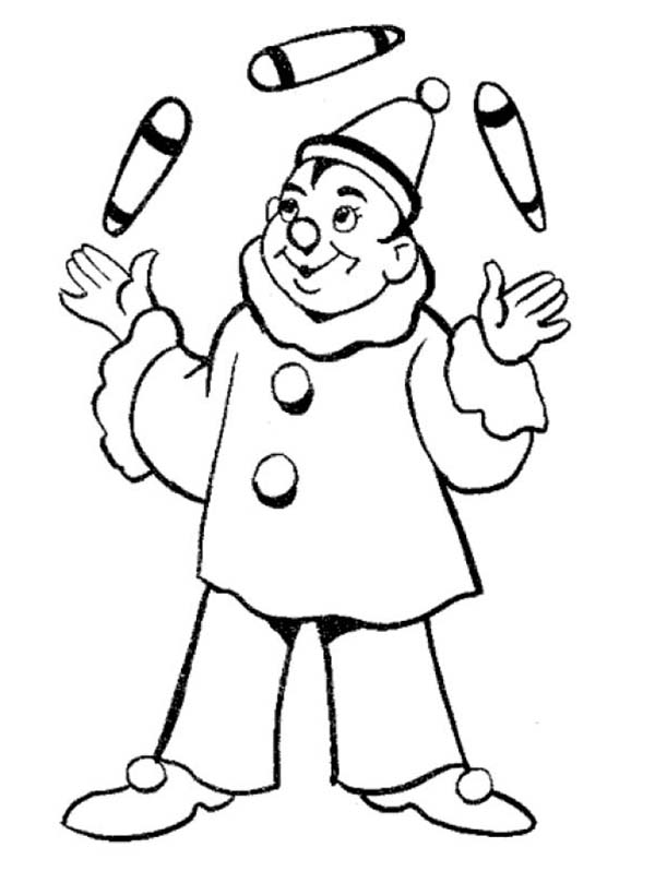 Coloring page: Juggler (Jobs) #99238 - Free Printable Coloring Pages
