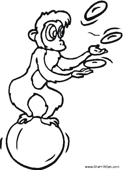 Coloring page: Juggler (Jobs) #99254 - Free Printable Coloring Pages