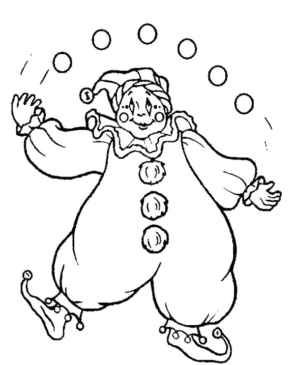 Coloring page: Juggler (Jobs) #99257 - Free Printable Coloring Pages