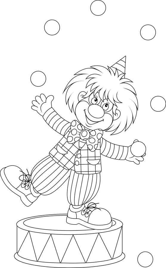 Coloring page: Juggler (Jobs) #99287 - Free Printable Coloring Pages