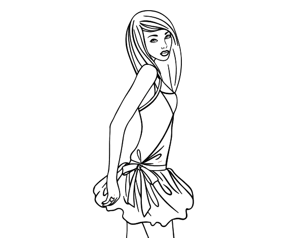 Coloring page: Mannequin (Jobs) #101407 - Free Printable Coloring Pages