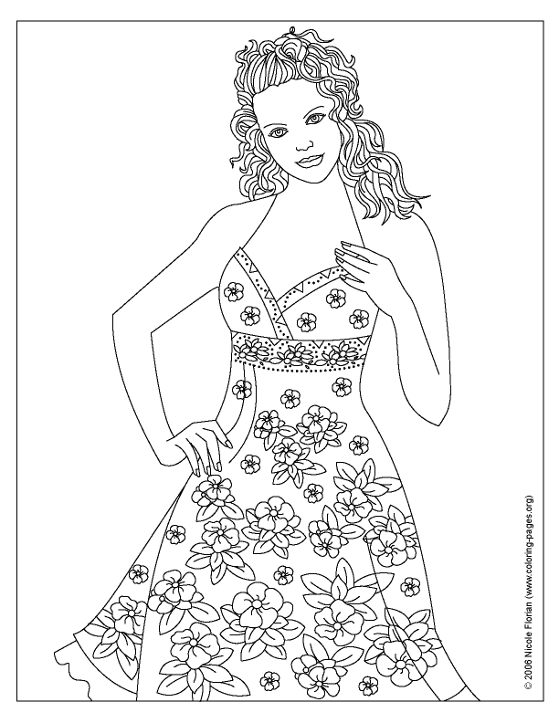 Coloring page: Mannequin (Jobs) #101426 - Free Printable Coloring Pages