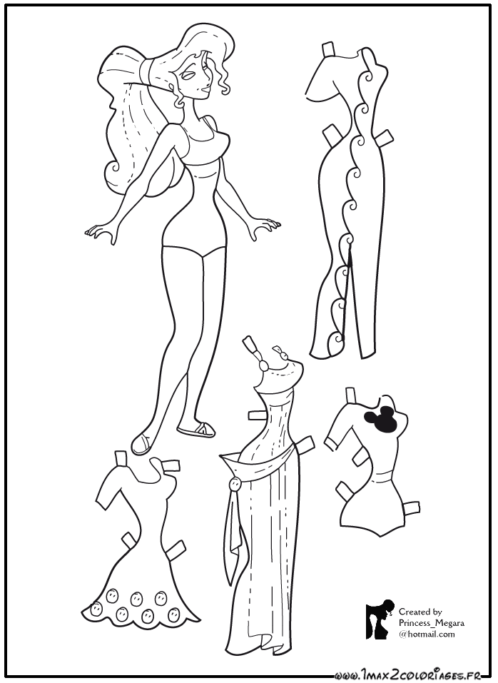 Coloring page: Mannequin (Jobs) #101495 - Free Printable Coloring Pages