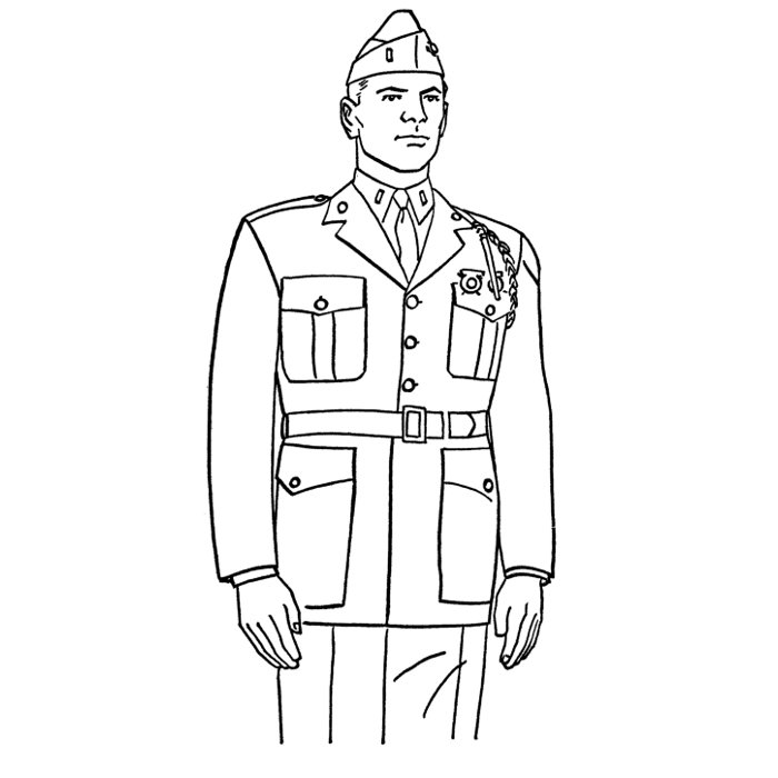 Coloring page: Military (Jobs) #102110 - Free Printable Coloring Pages