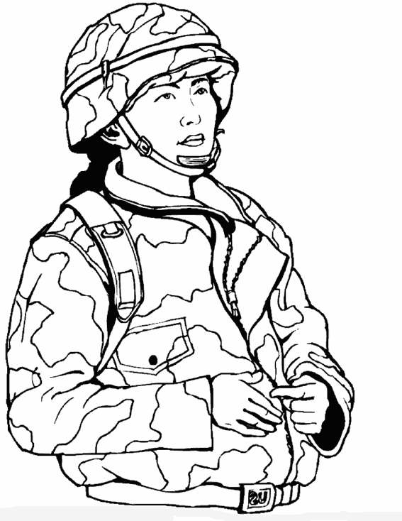 Coloring page: Military (Jobs) #102118 - Free Printable Coloring Pages