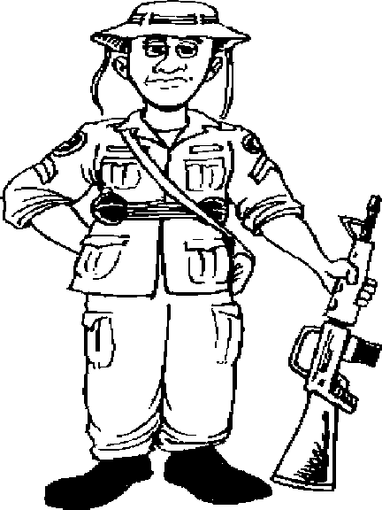 Coloring page: Military (Jobs) #102194 - Free Printable Coloring Pages