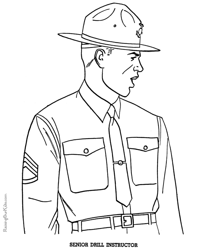 Coloring page: Military (Jobs) #102204 - Free Printable Coloring Pages
