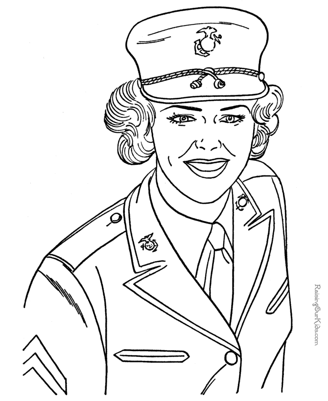 Coloring page: Military (Jobs) #102205 - Free Printable Coloring Pages