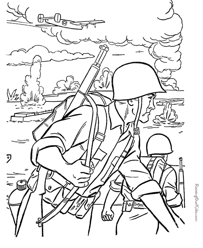 Coloring page: Military (Jobs) #102238 - Free Printable Coloring Pages