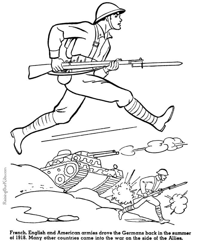 Coloring page: Military (Jobs) #102306 - Free Printable Coloring Pages