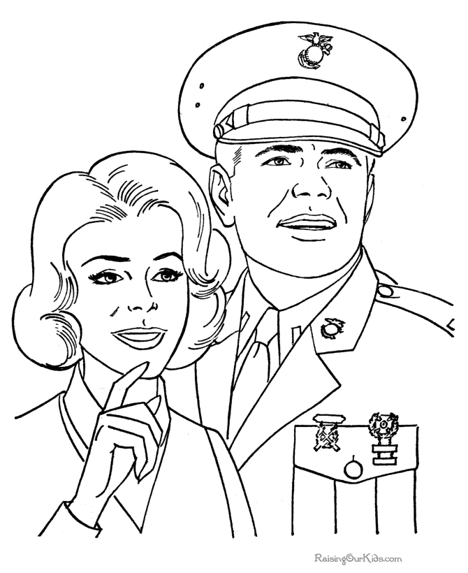 Coloring page: Military (Jobs) #102369 - Free Printable Coloring Pages