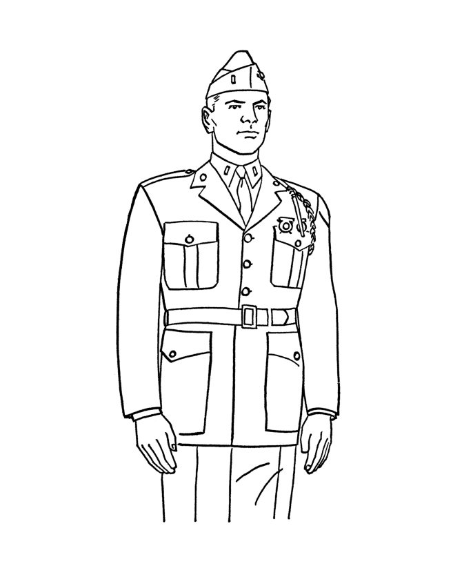 Coloring page: Military (Jobs) #102381 - Free Printable Coloring Pages