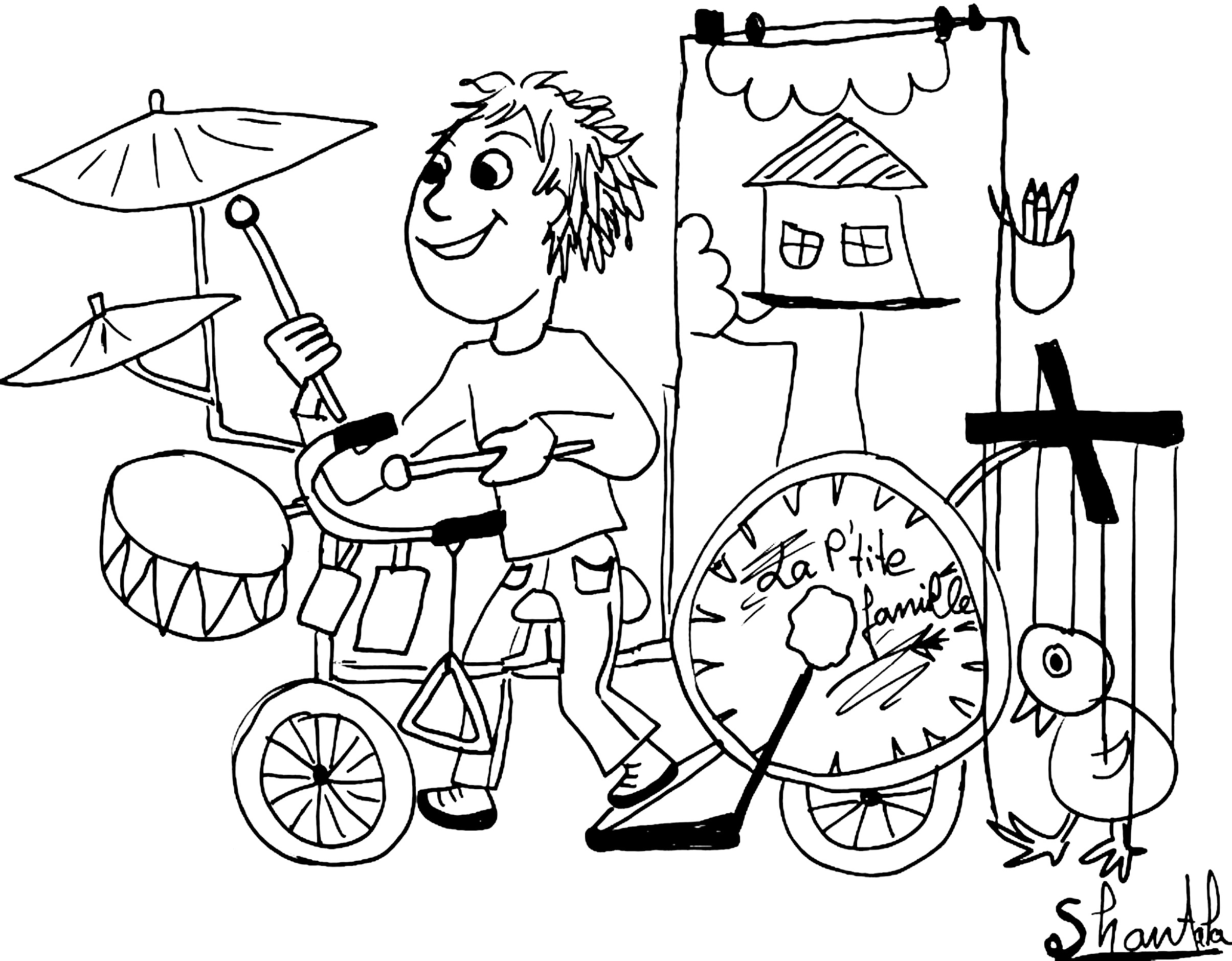 Coloring page: Musician (Jobs) #102468 - Free Printable Coloring Pages