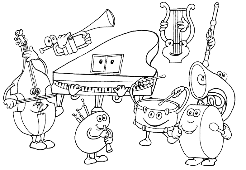 Coloring page: Musician (Jobs) #102543 - Free Printable Coloring Pages