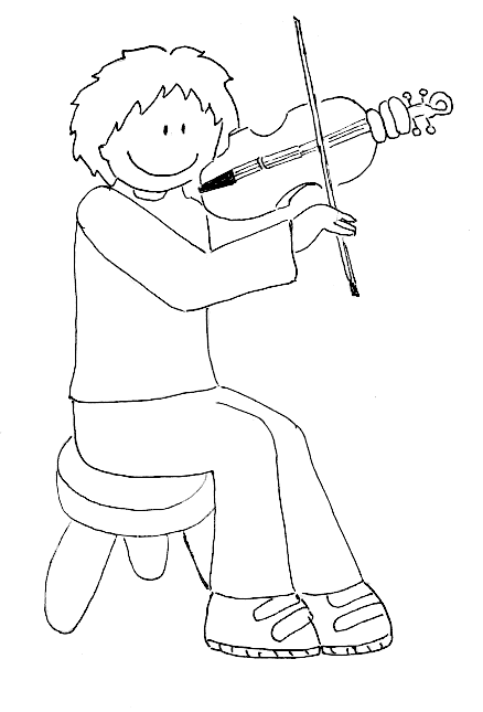 Coloring page: Musician (Jobs) #102551 - Free Printable Coloring Pages