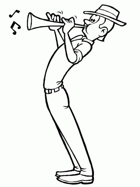 Coloring page: Musician (Jobs) #102582 - Free Printable Coloring Pages
