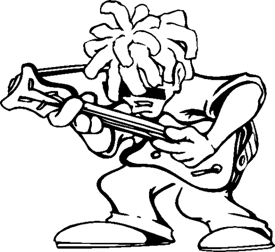 Coloring page: Musician (Jobs) #102628 - Free Printable Coloring Pages