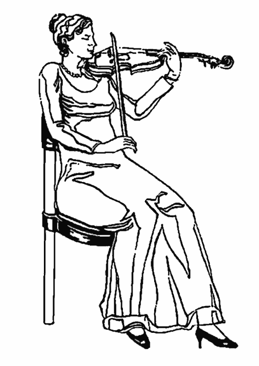 Coloring page: Musician (Jobs) #102648 - Free Printable Coloring Pages